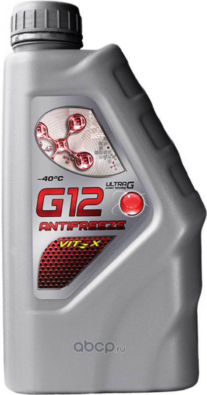 Антифриз красный Vitex G12-40 Ultra G 1кг Vitex. Артикул V105801
