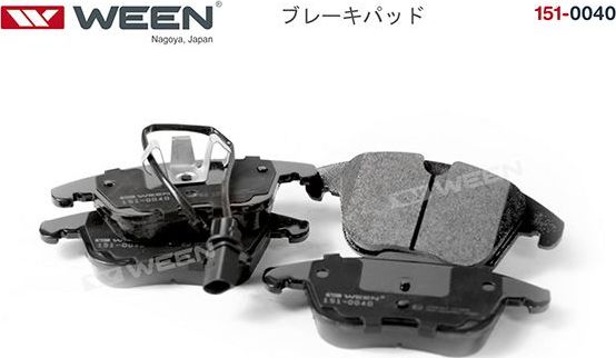 Тормозные колодки WEEN. Артикул 151-0040