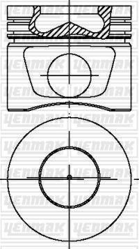 Поршень Yenmak для Audi A3 II (8P) 2003-2013. Артикул 31-04298-050