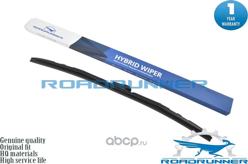 Щетка стеклоочистителя гибридная 600 мм (Roadrunner). Артикул RR600F2H