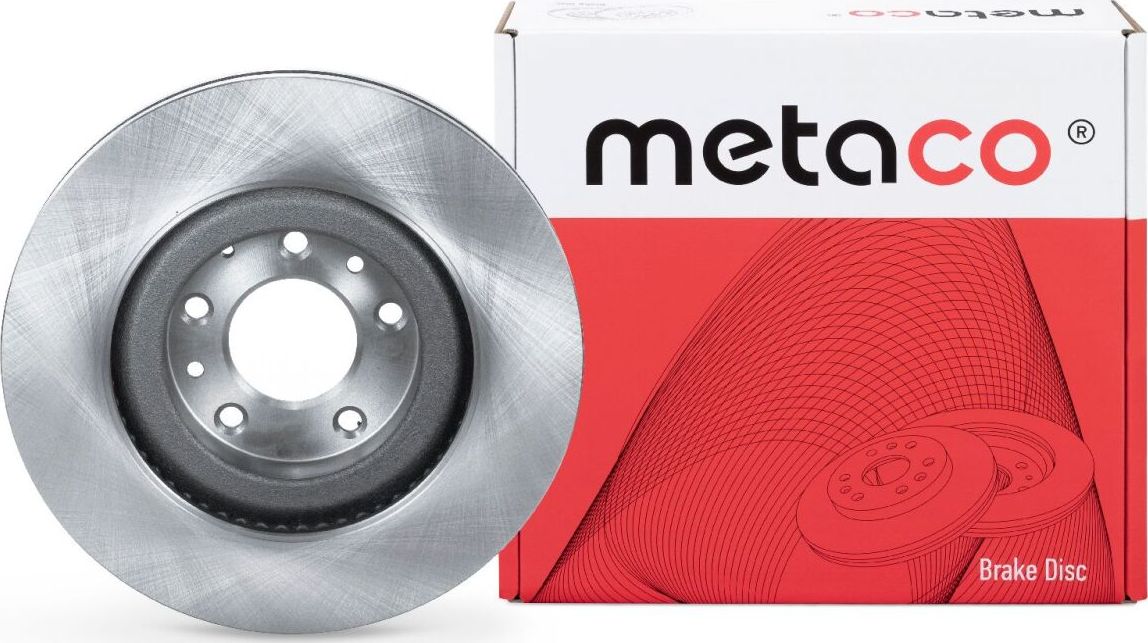 Диск тормозной передний вентилируемый (Metaco). Артикул 3050250