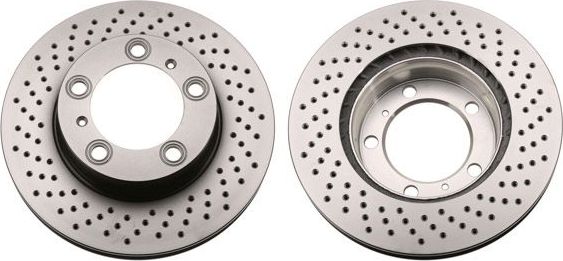 Тормозной диск TRW передний левый для Porsche Cayman I (987) 2006-2009. Артикул DF6413S