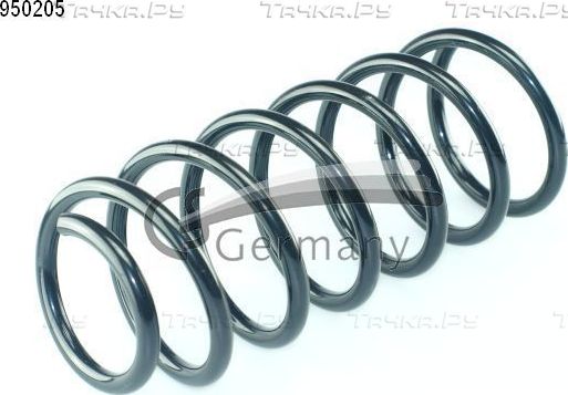 Пружина подвески CS-Germany передняя для Volkswagen Jetta II 1984-1991. Артикул 14.950.205