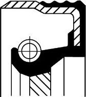 Cальник коленвала RR TY 3S4S5S-FE, 2L3L5L, 2 Corteco (FPM (Fluor-Kautschuk)). Артикул 12013757B