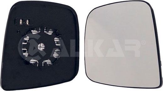 Зеркальное стекло бокового зеркала Alkar правое для Nissan NV200 2010-2026. Артикул 6432579