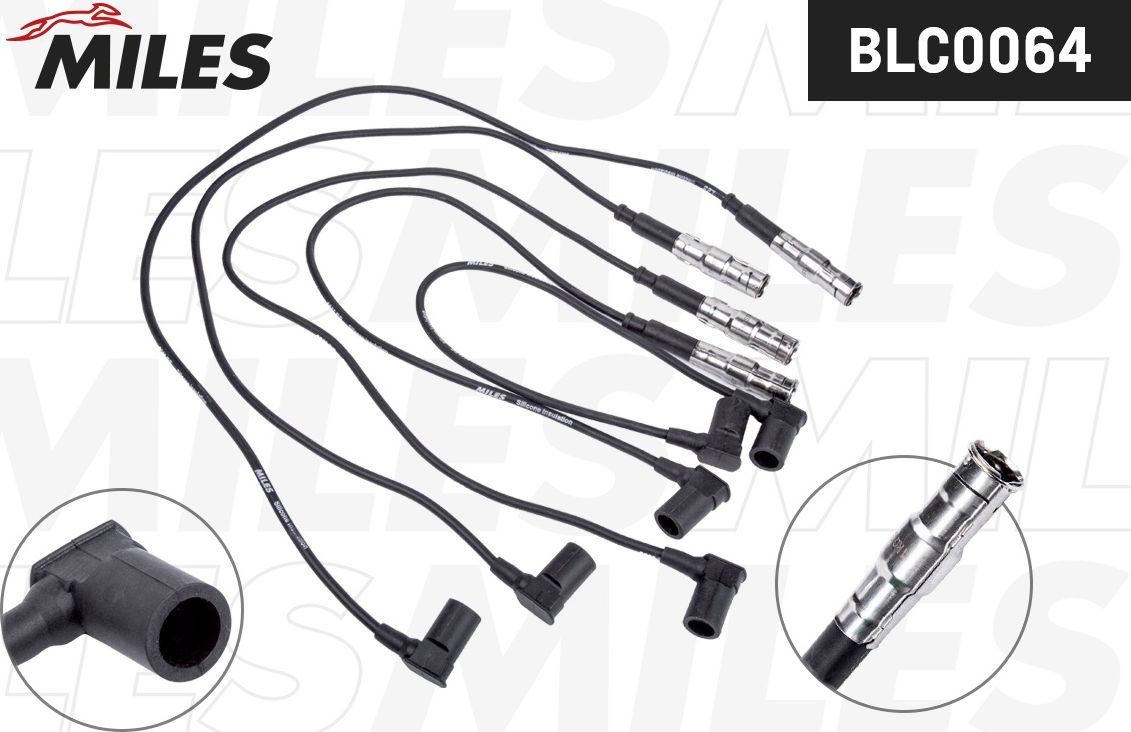 Высоковольтные провода (провода зажигания) (комплект) Miles. Артикул BLC0064