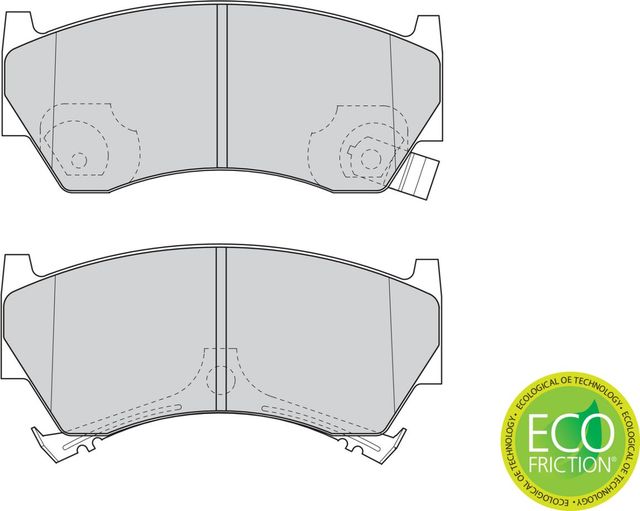 Тормозные колодки Ferodo Premier Eco Friction передние для Nissan Almera N15 1995-2000. Артикул FDB1103