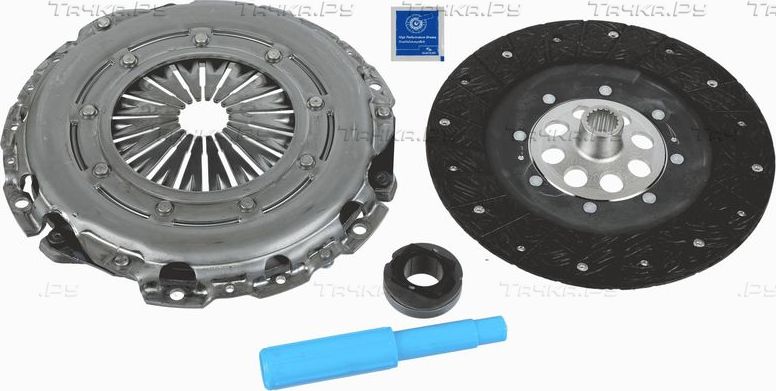 Сцепление (комплект) SACHS для Peugeot 307 I 2000-2009. Артикул 3000 951 286