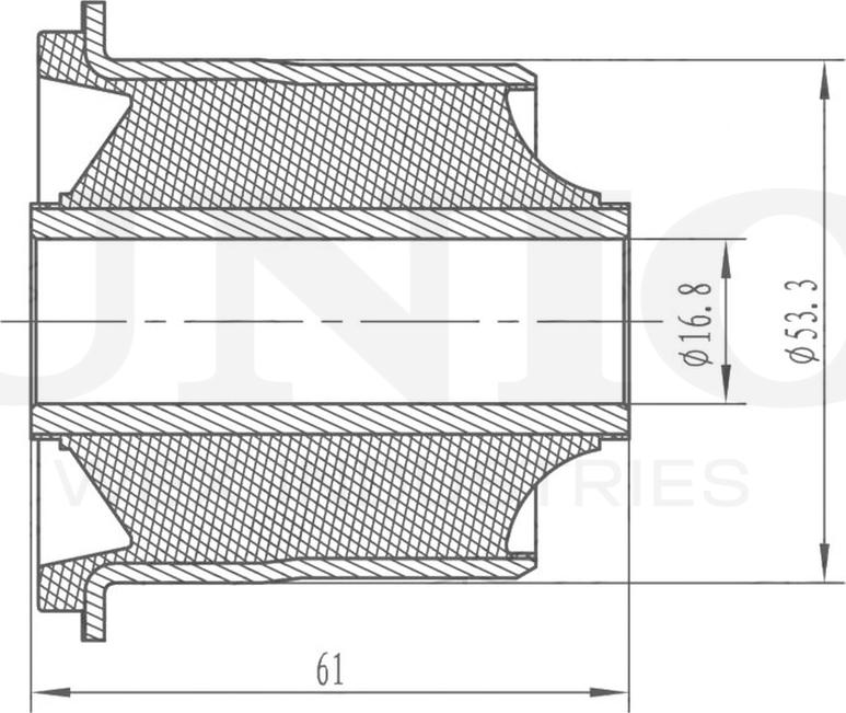 Сайлентблок рычага подвески (Unio). Артикул RMP-20568