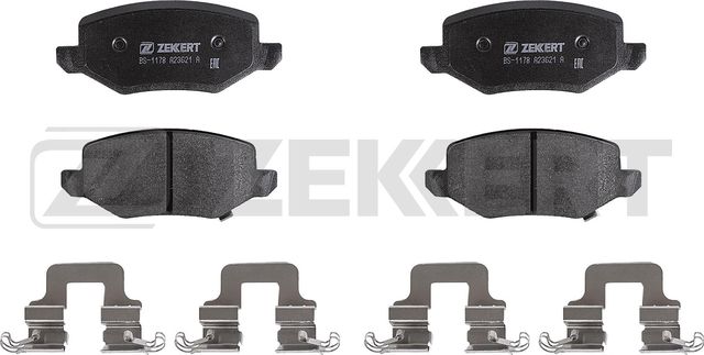 Тормозные колодки Zekkert задние для Haval Jolion I 2021-2026. Артикул BS-1178