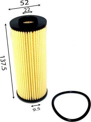 Масляный фильтр JS Asakashi. Артикул OE52002