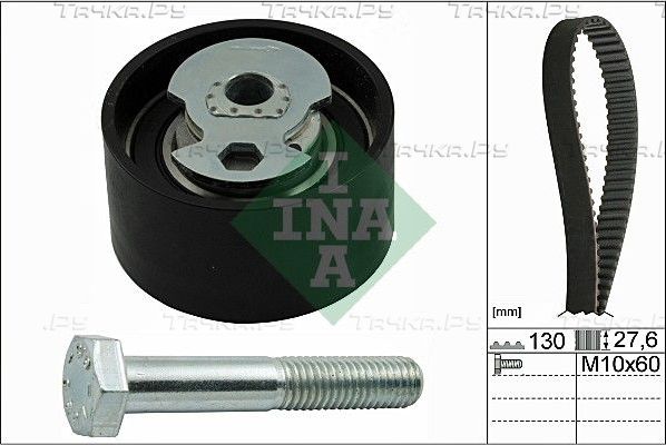 Ремень ГРМ с роликами (комплект) Ina для Ford Transit Torneo V 1997-2000. Артикул 530 0144 10