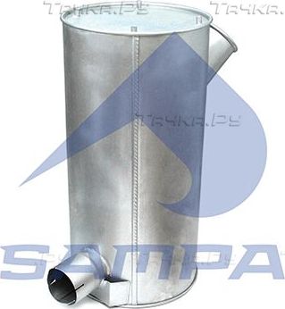 Глушитель (задняя часть) Sampa для IVECO EuroTech 1999-2026. Артикул 061.210