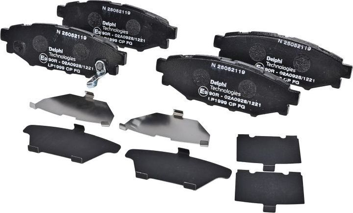 Тормозные колодки Delphi (органический). Артикул LP1999