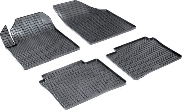 Коврики резиновые Seintex с узором сетка для салона Nissan Teana J31 2006-2008. Артикул 00271