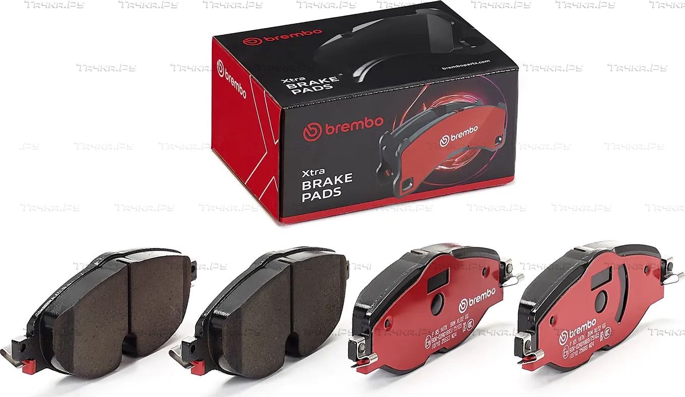 Тормозные колодки Brembo XTRA LINE передние для Skoda Superb III 2015-2026. Артикул P 85 147X