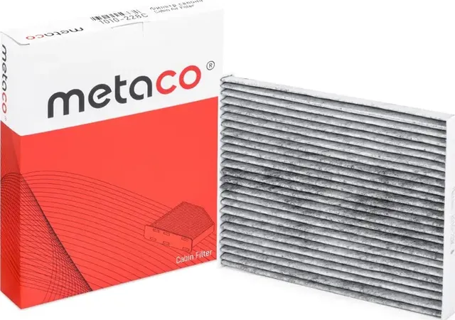 Фильтр салона KIA SPORTAGE (2007-) УГОЛЬ (Metaco). Артикул 1010228C