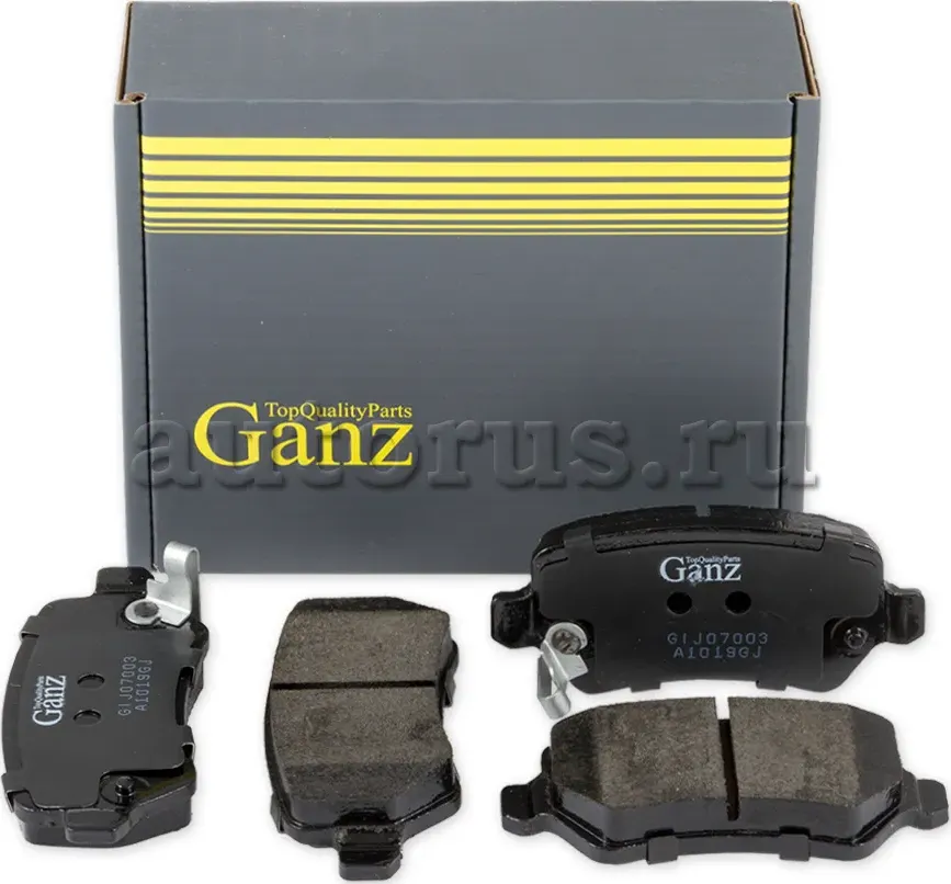 Колодки торм.зад. (Ganz). Артикул GIJ07003