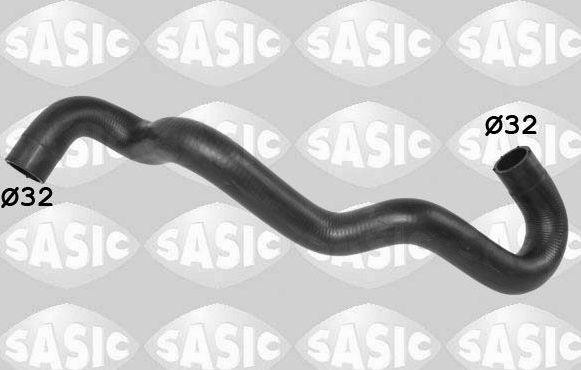Патрубок радиатора (системы охлаждения) Sasic верхний для Renault Sandero II 2009-2026. Артикул 3404207