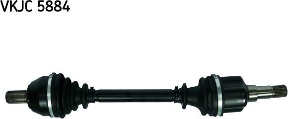 Полуось (привод в сборе, приводной вал) SKF передняя левая для Ford S-MAX I 2006-2014. Артикул VKJC 5884