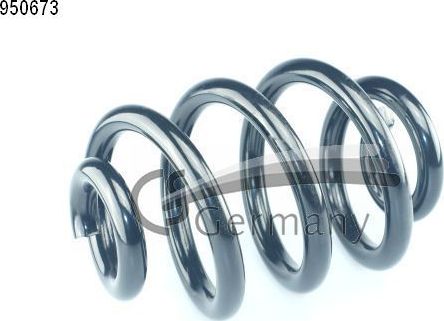 Пружина подвески CS-Germany задняя для Volkswagen Transporter T4 1990-2003. Артикул 14.950.673