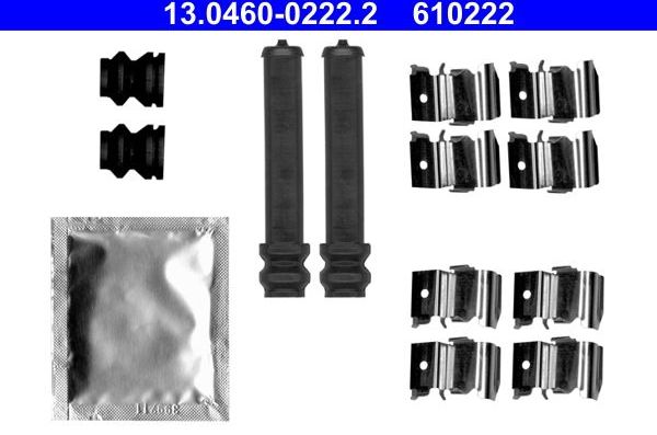 РЕМКОМПЛЕКТ ПЕРЕДНЕГО ТОРМОЗНОГО СУППОРТА ATE. Артикул 13.0460-0222.2