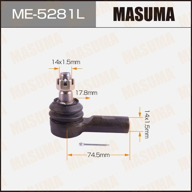 Наконечник рулевой тяги Masuma. Артикул ME-5281L