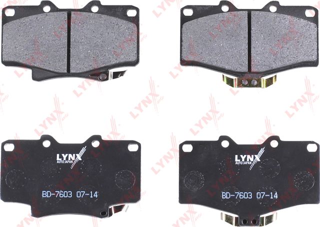 Тормозные колодки LYNXauto передние для Toyota 4Runner II 1991-1995. Артикул BD-7603