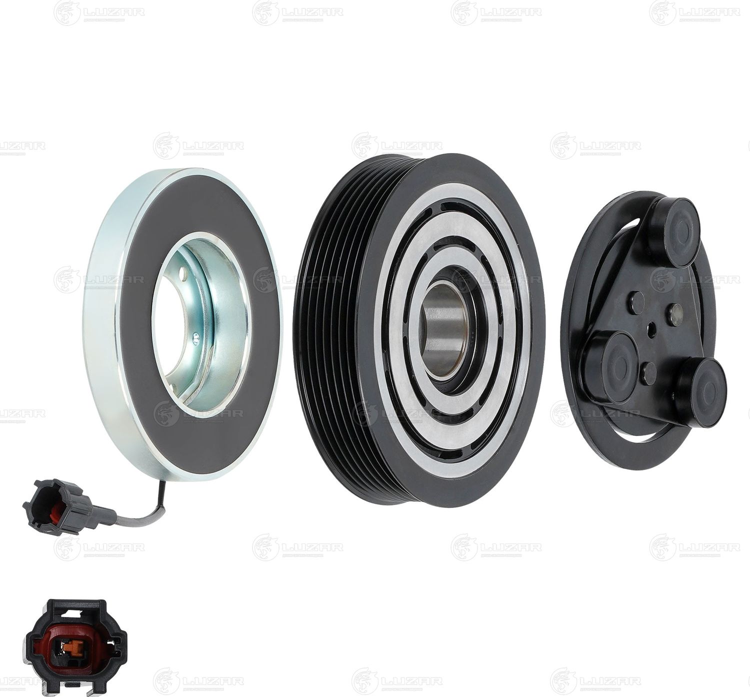 Муфта компрессора кондиционера (в сборе) Luzar. Артикул LMAC 1407