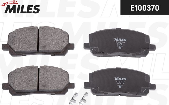 Тормозные колодки Miles (Semi-Metallic). Артикул E100370