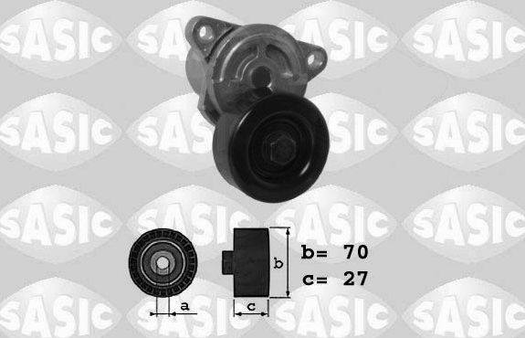 Натяжной ролик (натяжитель) приводного клинового зубчатого ремня Sasic. Артикул 1626119