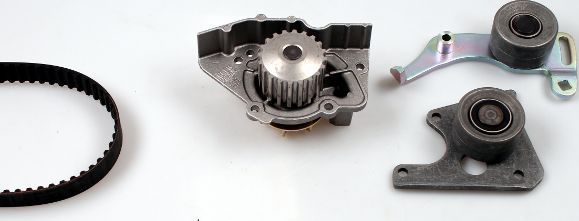 Помпа (водяной насос) с комплектом ремня ГРМ Hepu. Артикул PK08360