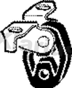 Крепление глушителя Klarius (резина). Артикул 420261