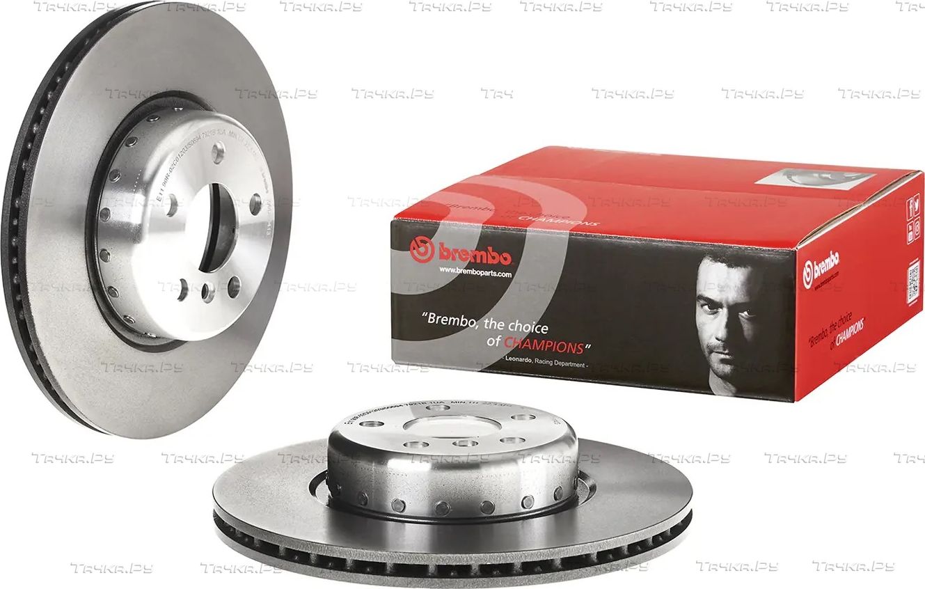 Тормозной диск Brembo PRIME LINE - Composite передний для BMW X3 III (G01) 2017-2026. Артикул 09.D904.13
