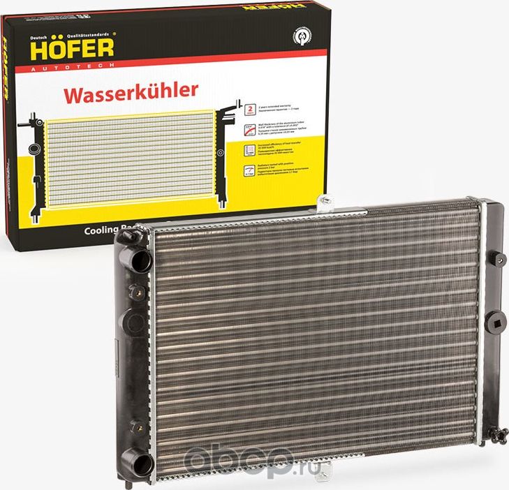 Радиатор охлаждения универсальный ВАЗ 2108, 2113-2115 (21080-1301012) (Hofer). Артикул HF708412