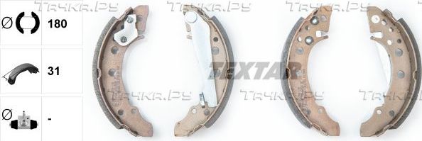 Тормозные колодки Textar задние для Volkswagen Jetta I 1978-1984. Артикул 91018200