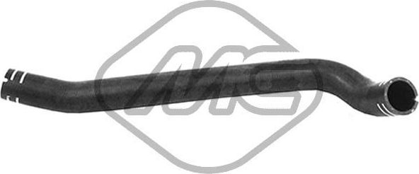 Патрубок радиатора (системы охлаждения) Metalcaucho. Артикул 07614