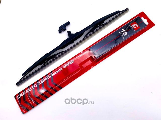 ЩЕТКА СТЕКЛООЧИСТИТЕЛЯ 450MM КАРКАСНАЯ СО СПОЙЛЕРО (Capauto). Артикул SPOILER18