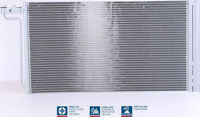 Радиатор кондиционера (конденсатор) Nissens (алюминий) для Ford Focus III 2014-2019. Артикул 940765