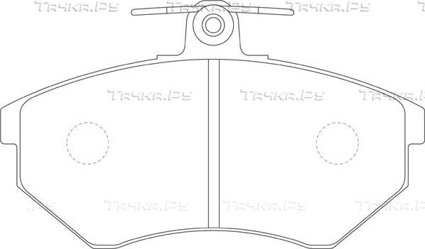 Тормозные колодки FIT передние для SEAT Toledo I 1991-1999. Артикул FP0696