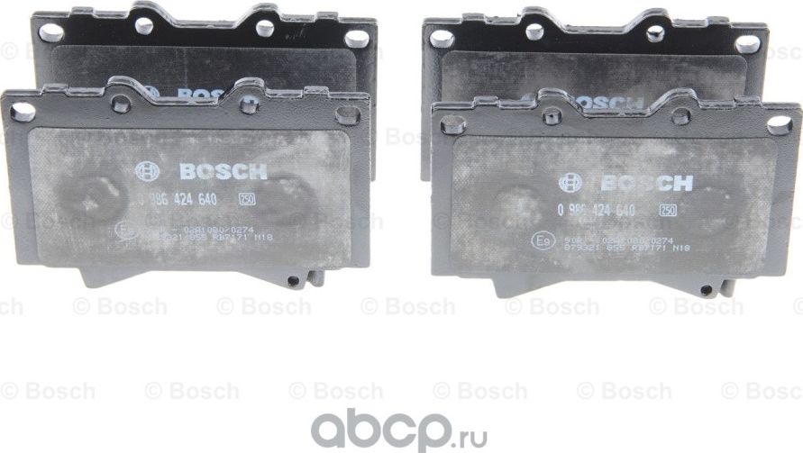 Колодки тормозные передние (Bosch) Bosch. Артикул 986424640