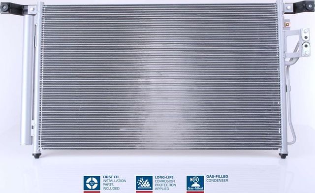 Радиатор кондиционера (конденсатор) Nissens (алюминий). Артикул 940278