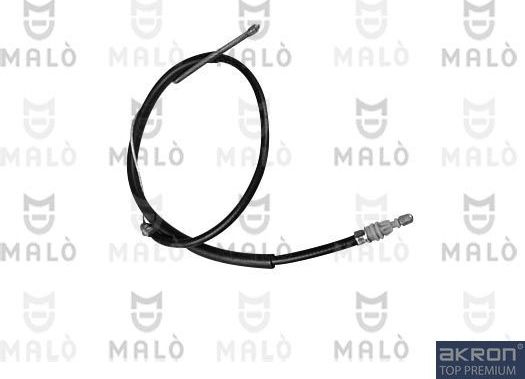 Трос ручника (тросик ручного тормоза) Malò задний левый для Lancia Thesis 1989-2001. Артикул 26306