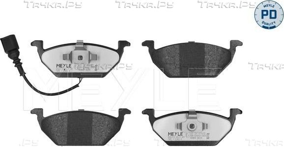 Тормозные колодки Meyle PD передние для SEAT Altea I 2004-2015. Артикул 025 231 3119/PD