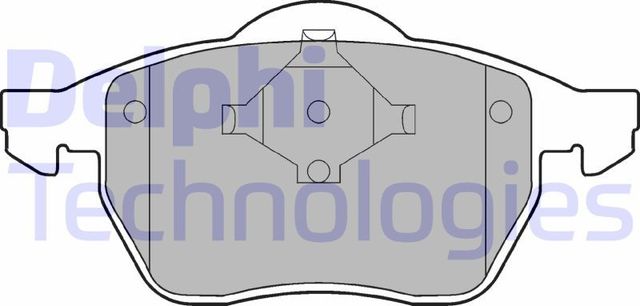 Тормозные колодки Delphi (Low-Metallic) передние для Audi A6 I (C4) 1994-1997. Артикул LP978