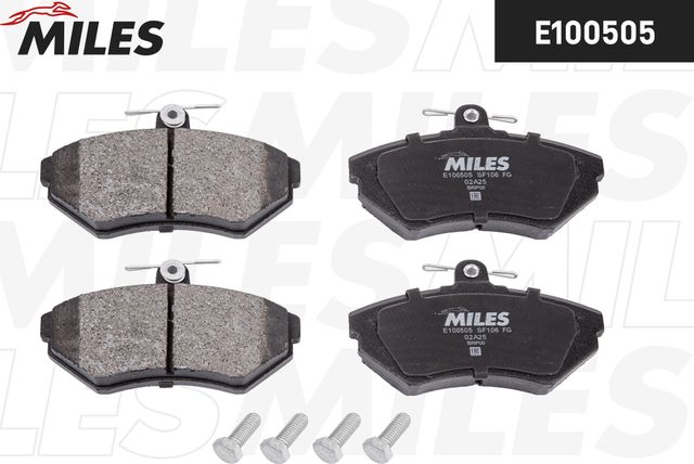 Тормозные колодки Miles (Semi-Metallic). Артикул E100505