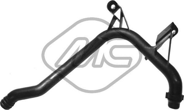 Патрубок радиатора (системы охлаждения) Metalcaucho (EPDM (Этилен-пропиленовый каучук)). Артикул 03025