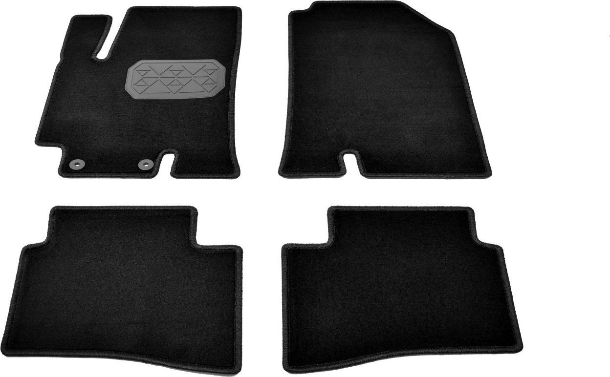 Коврики текстильные Норпласт для салона Hyundai Solaris II 2017-2026. Артикул NPA10-VTe310-380