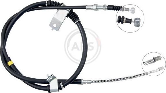 Трос ручника (тросик ручного тормоза) ABS. Артикул K17559