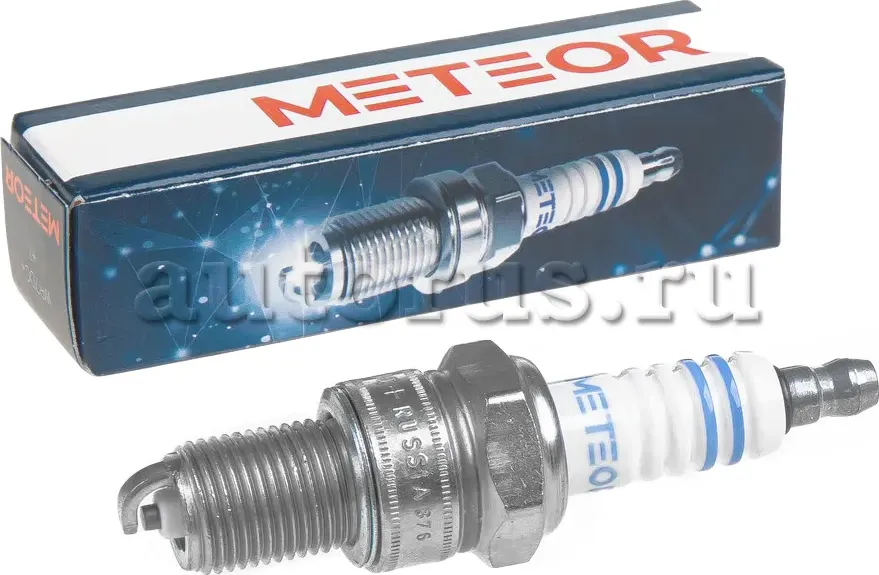 Свеча зажигания blue line (WR7DC+)(BOSCH 0242235663) никель-иттрий (Meteor) Meteor. Артикул sa201